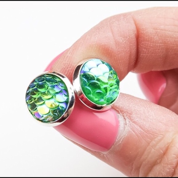 🔴MERMAID SCALE STUDS🔴 - Picture 2 of 2